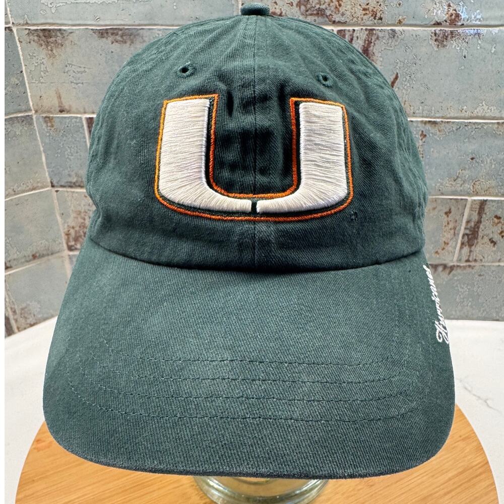 University of Miami '47 Adjustable Baseball Hat Glitter Embroidery